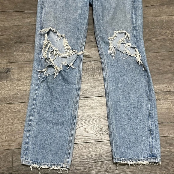 Agolde 90s Jeans in Fall Out Distressed Mid Rise Loose Fit A069C-811 Sz 23 - Picture 6 of 13